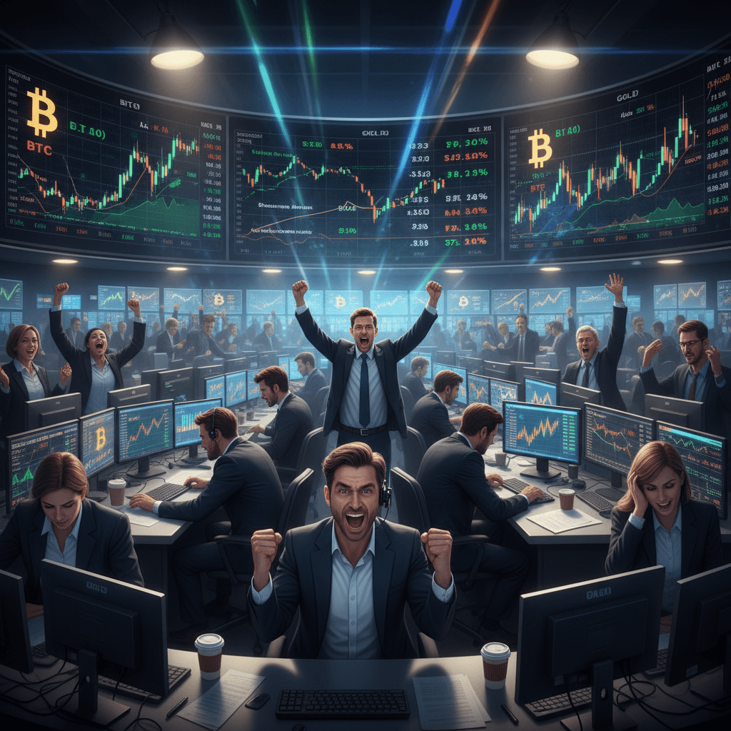 Bitcoin and Gold: Fahad's Bold Short Plays Amidst Market Turmoil