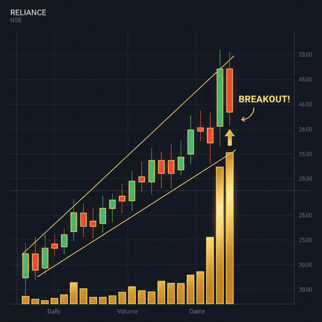 Chart: Reliance's Breakout: A Case Study on Timely Entries